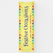 Banderoles Festive Crafts Fair Vendeur Booth (Vertical)