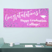 Banderoles Festive Fetti Félicitations Diplômé (Salon professionnel)