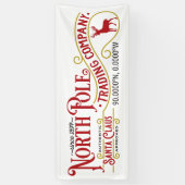 Banderoles Festive North Pôle Trading Company (Vertical)