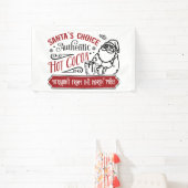 Banderoles Festive Père Noël choix de bar à cacao chaud (Insitu)