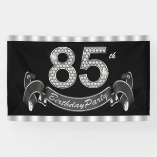 Banderoles Fête d'anniversaire 85 ans