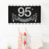 Banderoles Fête d'anniversaire 95 ans (En situation)