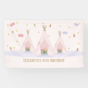 Banderoles Fête d'anniversaire au Teepee Spa