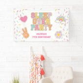 Banderoles Fête d'anniversaire avec nuitée Preppy Patch (En situation)