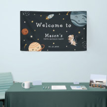 Fête d'anniversaire aventure spatiale pour enfants