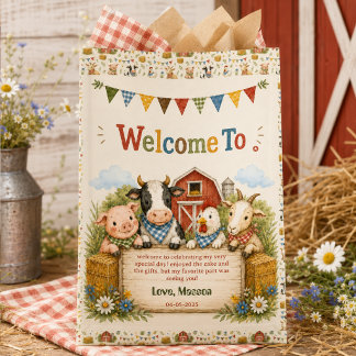 Banderoles Fête d'anniversaire de 2 ans à la ferme rustique p