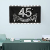 Banderoles Fête d'anniversaire de 45 ans (Salon professionnel)