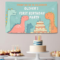 Fête d'anniversaire de Dinosaur One-A-Saurus Boy 1