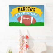 Banderoles Fête d'anniversaire de football (En situation)