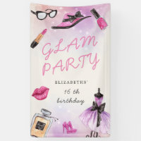 fête d'anniversaire de la retouche glam sparkle