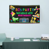 Banderoles Fête d'anniversaire de Neon 80 (Salon professionnel)