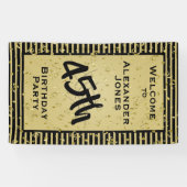 Banderoles Fête d'anniversaire de n'importe quel âge - Grèves (Horizontal)