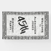 Banderoles Fête d'anniversaire de n'importe quel âge - Grèves (Horizontal)