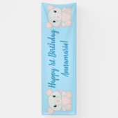 Banderoles Fête d'anniversaire de souris souris (Vertical)