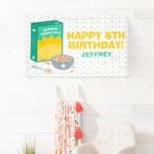 Banderoles Fête d'anniversaire des céréales (En situation)