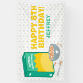 Banderoles Fête d'anniversaire des céréales (Vertical)