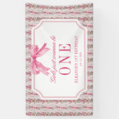 Banderoles Fête d'anniversaire des filles, juste une fille 1  (Vertical)