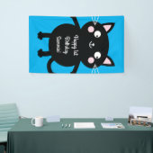 Banderoles Fête d'anniversaire du chat (Salon professionnel)