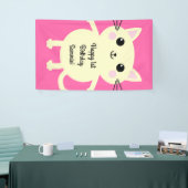 Banderoles Fête d'anniversaire du chat (Salon professionnel)