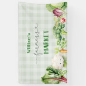 Banderoles Fête d'anniversaire du marché agricole (Vertical)