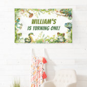 Banderoles Fête d'anniversaire du reptile Show (En situation)