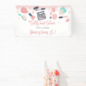 Banderoles Fête d'anniversaire du spa de beauté glitz et glam (Insitu)