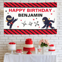 Fête d'anniversaire Ninja Warrior