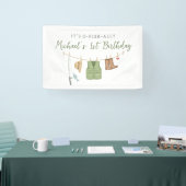 Banderoles Fête d'anniversaire pêche (Salon professionnel)