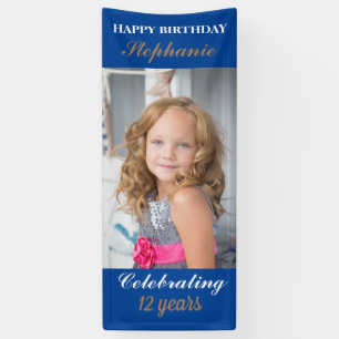 Banderoles Fête d'anniversaire personnalisée pour enfants mig