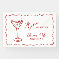 Fête d'anniversaire personnalisée Un peu plus âgée
