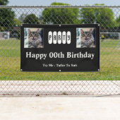 Banderoles Fête d'anniversaire pour des jumeaux (En situation)