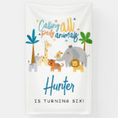 Banderoles Fête d'anniversaire pour tous les fêtards (Vertical)