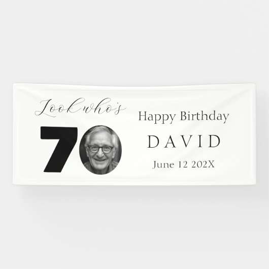 Banderoles Fête d'anniversaire pour un événement marquant ave (Horizontal)