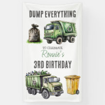 Fête d'anniversaire sur le thème des déchets pour