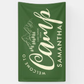 Banderoles Fête de Bachelorette de Camp sur Mesure Moderne Ru (Vertical)