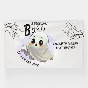 Banderoles Fête de bébé "Boo" thème Halloween Fête adorable
