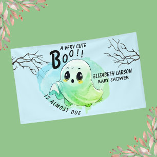 Banderoles Fête de bébé Halloween thème bleu adorable