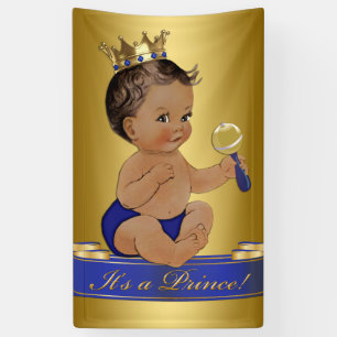 Banderoles Fête de bébé pour le prince ethnique