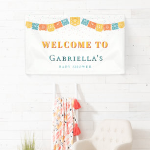 Banderoles Fête de bienvenue personnalisée pour Baby Shower