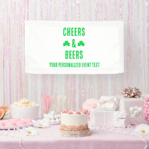Banderoles Fête de bière et acclamations