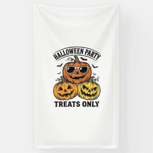 Banderoles Fête de citrouille d'Halloween Vintage Jack O Lant