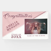 Banderoles Fête de graduation de la photographie moderne Dust (Horizontal)