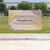 Banderoles Fête de graduation de Motif géométrique moderne (En situation)