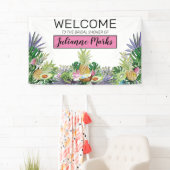 Banderoles Fête de la mariée d'été de verdure du fruit (En situation)