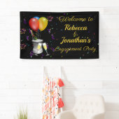 Banderoles Fête de la partie d'engagement (En situation)