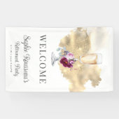 Banderoles Fête de la retraite moderne Parties scintillant Ch (Horizontal)