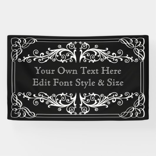 Banderoles Fête de la réunion personnalisée (Horizontal)