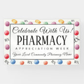 Banderoles Fête de la Semaine de reconnaissance en pharmacie (Horizontal)