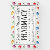 Banderoles Fête de la Semaine de reconnaissance en pharmacie (Vertical)