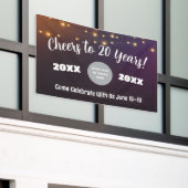 Banderoles Fête de l'anniversaire de l'entreprise - Lumières  (Bâtiment extérieur)